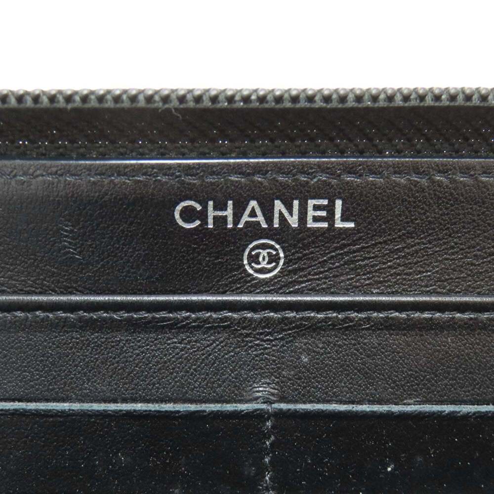 CHANEL Black Logo Wallet - Picture 6 of 16